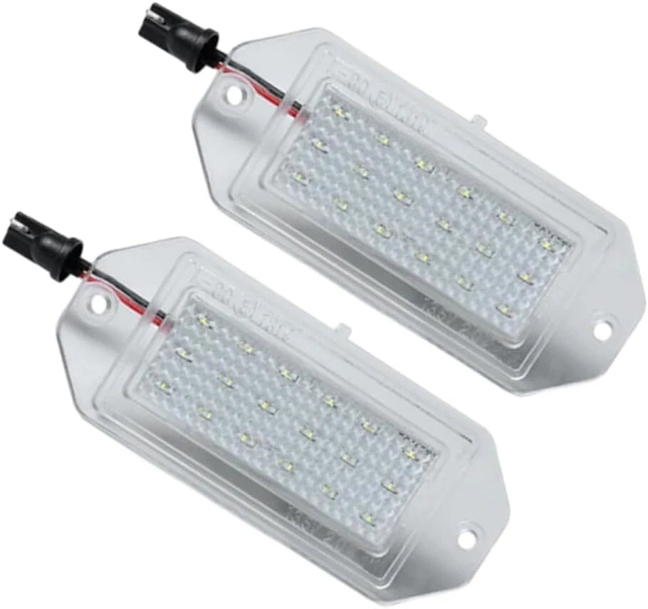 2Pcs White SMD LED License Plate Lamp for Volvo 944 964 S90 (1990–1998)