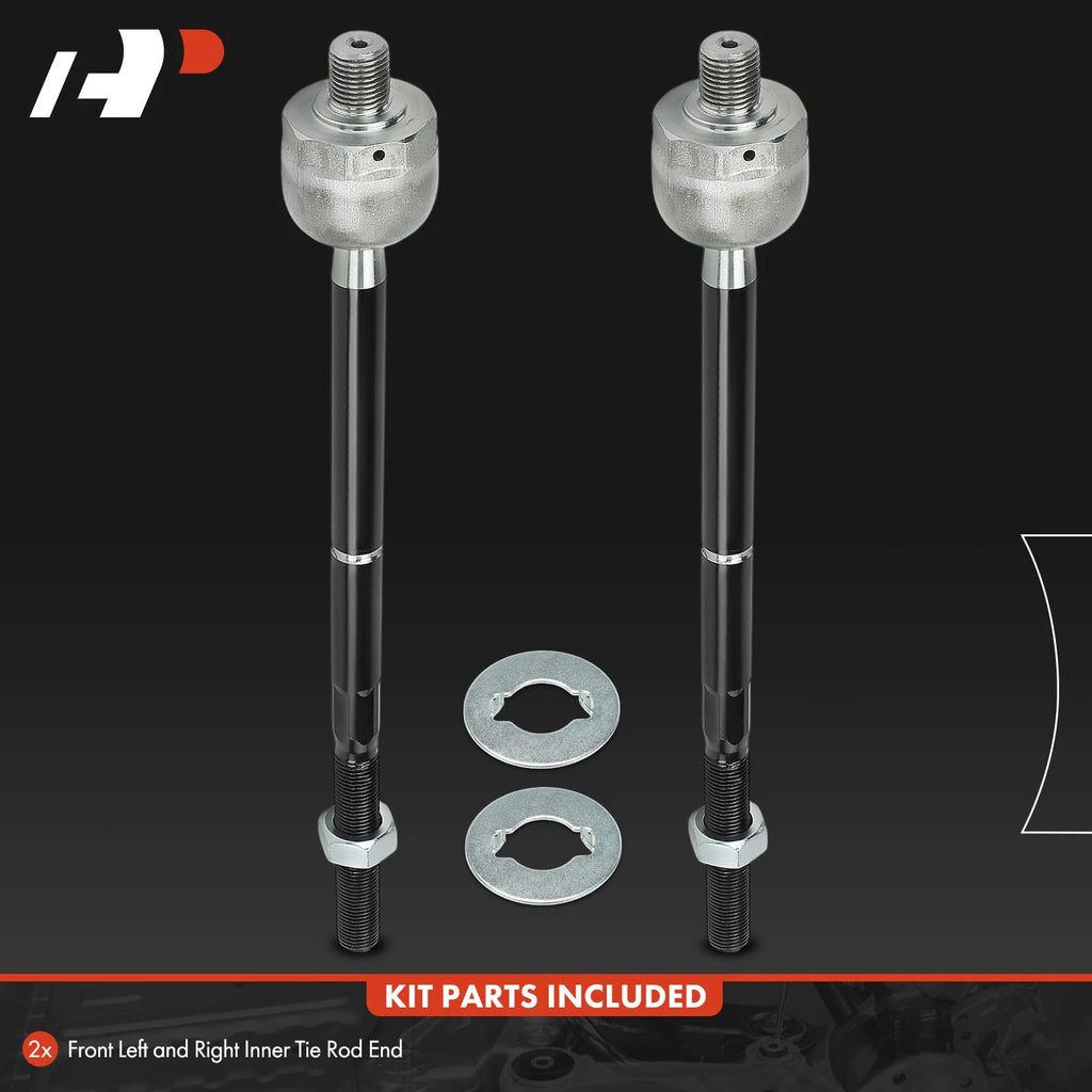 2X Front Inner Tie Rod End for Ford Taurus, Flex (2010-2012) Lincoln MKS