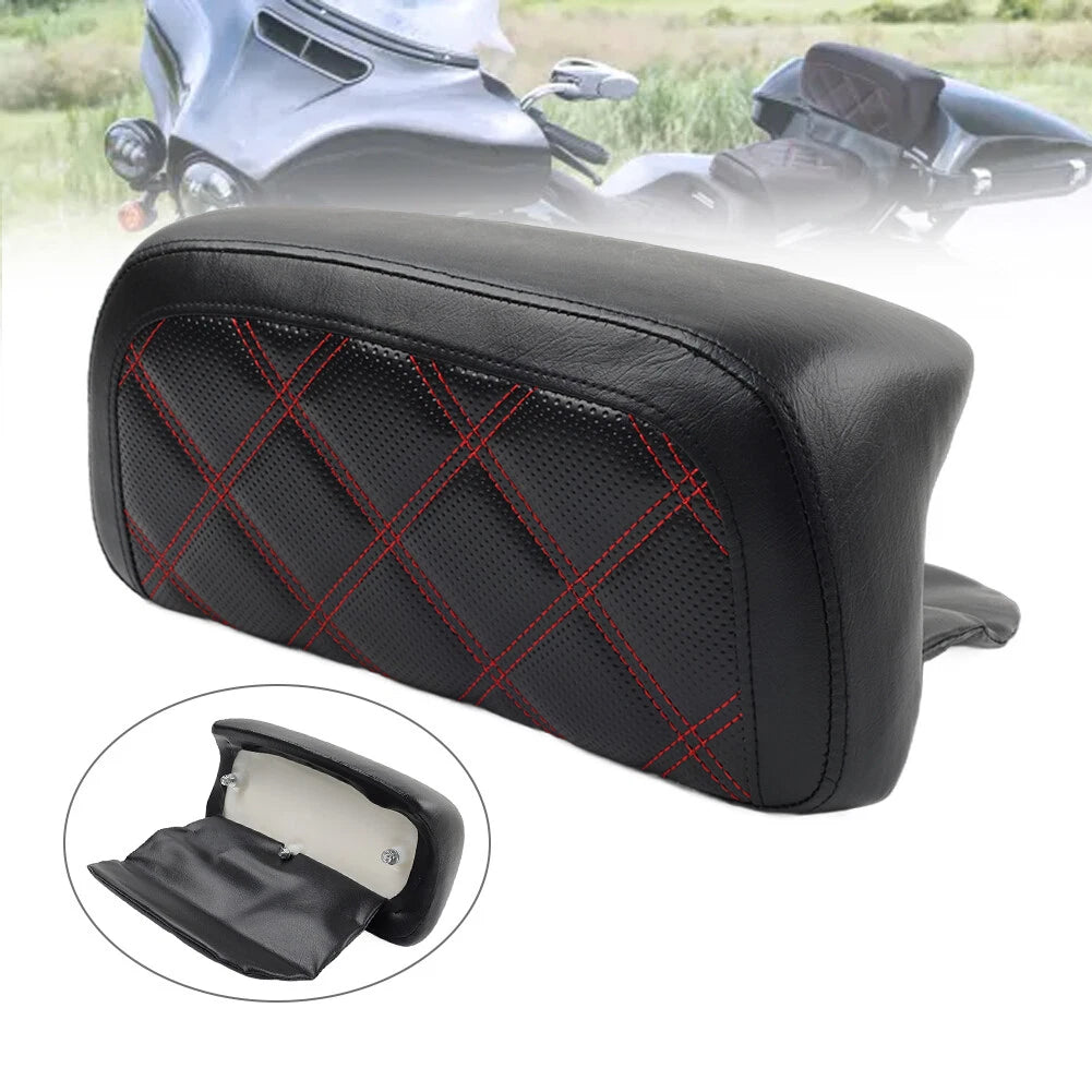PU Leather Trunk Backrest Pad for Harley Street Road Glide CVO (2014–Present)