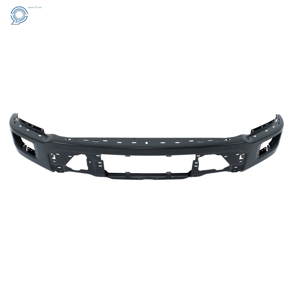 Front Bumper Face Bar Steel for Ford F-150 (2024–2025) Black Without Sensor Holes