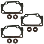 Set of 3 Exhaust Power Valve Gasket & Shaft Seal Kit for Yamaha GP1200-R XLT1200