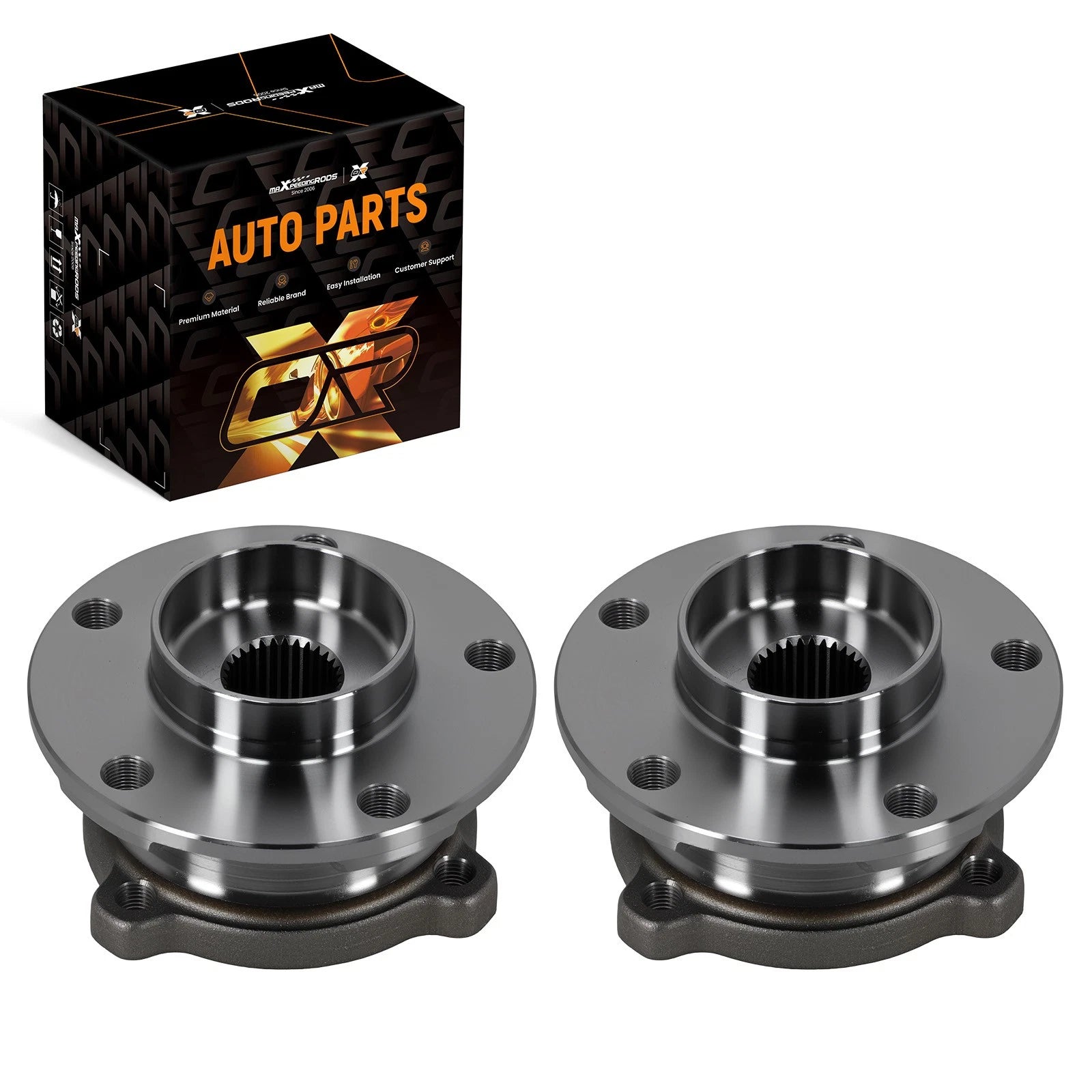 2x Front LH RH Wheel Hub & Bearing Assembly for BMW X6 (2008–2018) HA590359
