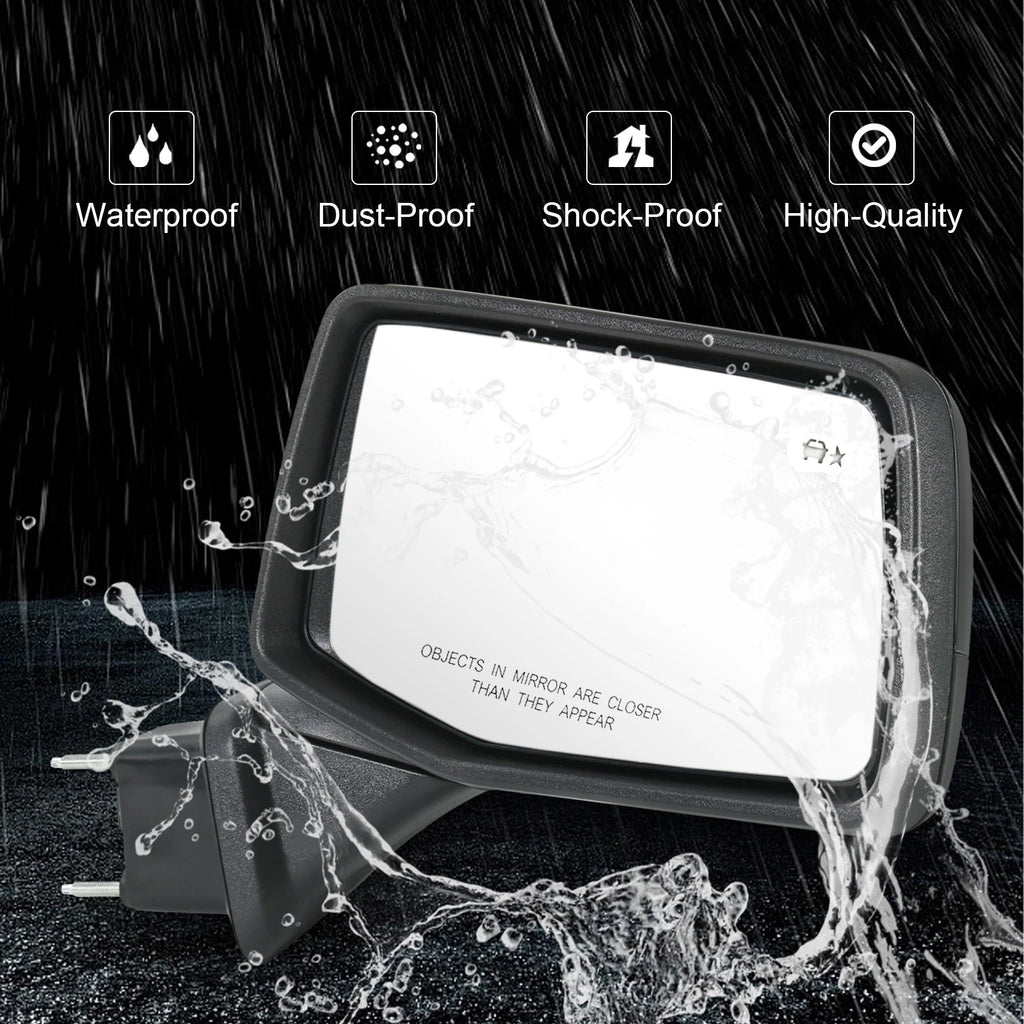 Right Side Power Heated Mirror with Temp & BSM for Chevy Silverado 1500 (2019-2024)