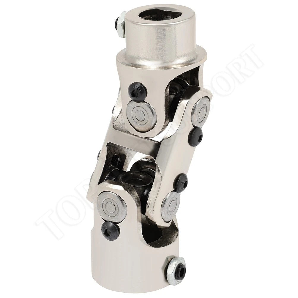 Chrome Double U-Joint Shaft for Universal Steering
