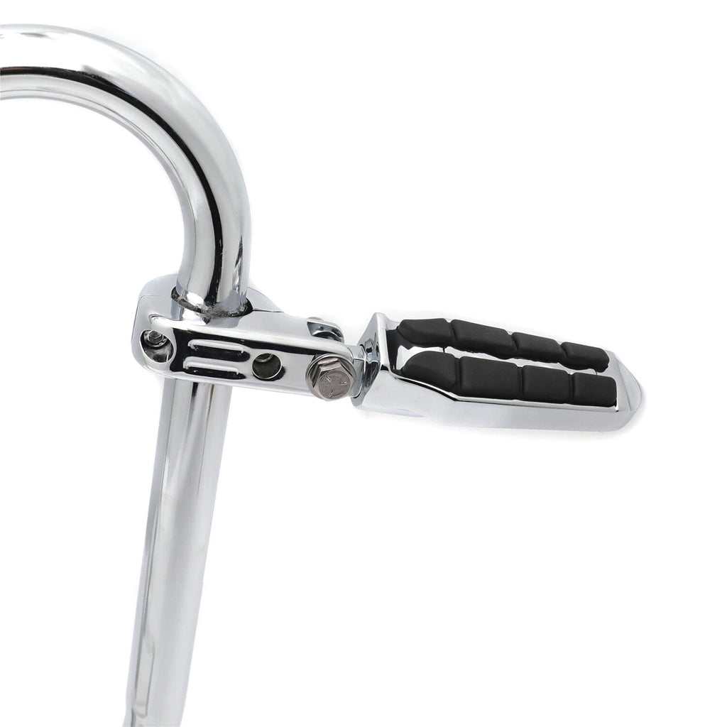1 1/4" Highway Saddle Offset Mount P Clamp Foot Peg for Harley Sportster
