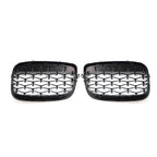 Diamond Grille Front Bumper Kidney for BMW X5 X6 (2007-2013)