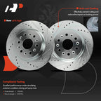 Drilled Brake Rotors for Chevy Traverse Blazer Cadillac XT5 (2018–2023)