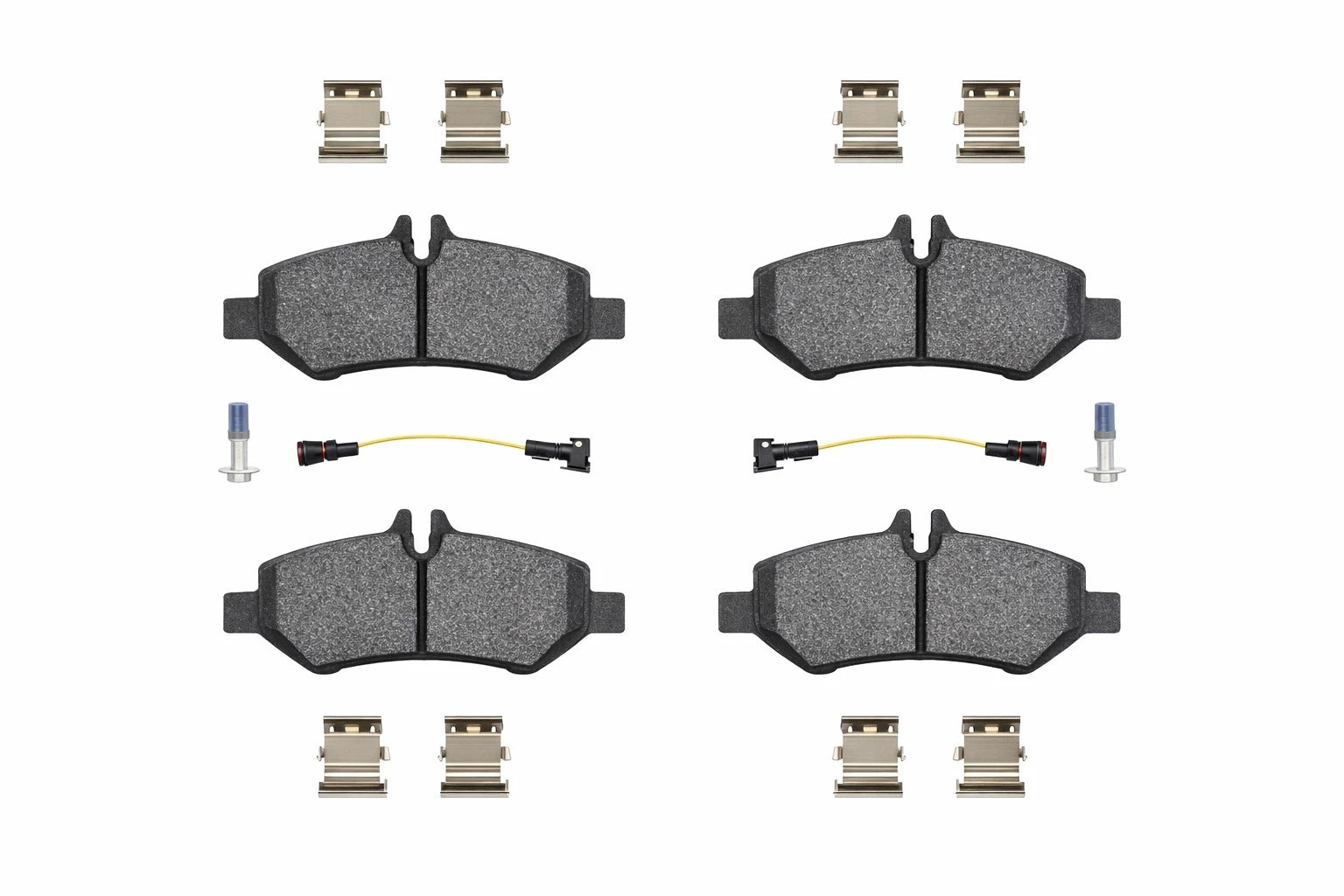 Set of 4 Rear Disc Brake Pads for Mercedes-Benz Sprinter 2500 (2007–2018) 9064200100