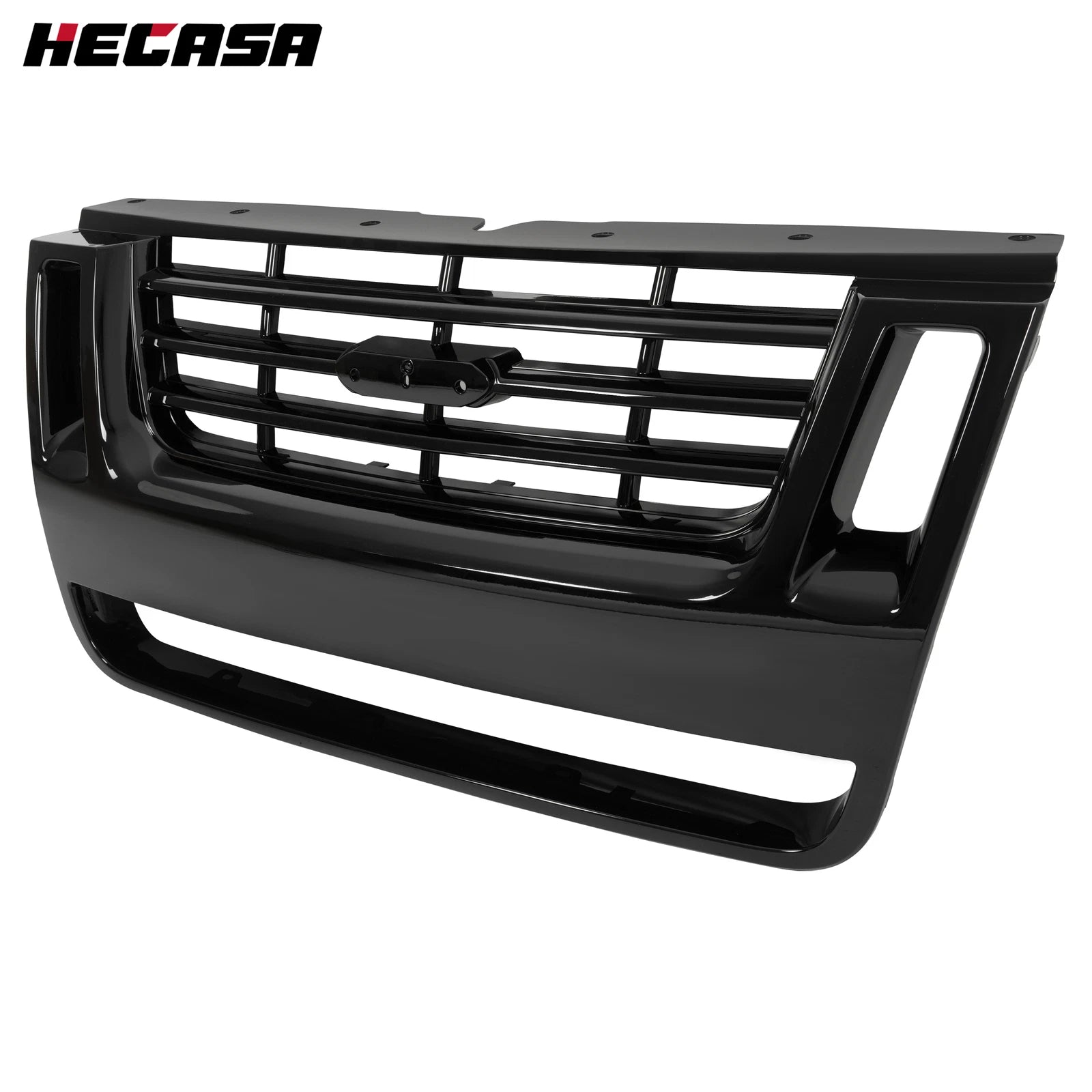 Grille for Ford Explorer Sport Trac (2006–2010) Painted Shell Black Insert