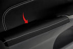Armrest Door Panel Cover Leather for Toyota Avalon (2013–2018) White Stitch
