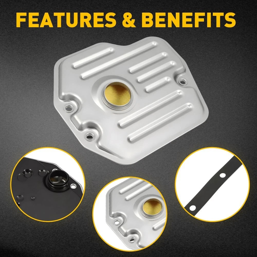 Automatic Transmission Filter & Oil Pan Gasket Kit for Lexus Scion Toyota (1999–2015)