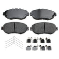 Set of 4 Akebono ProACT Front Ceramic Brake Pads for Toyota Supra (1993–2002)