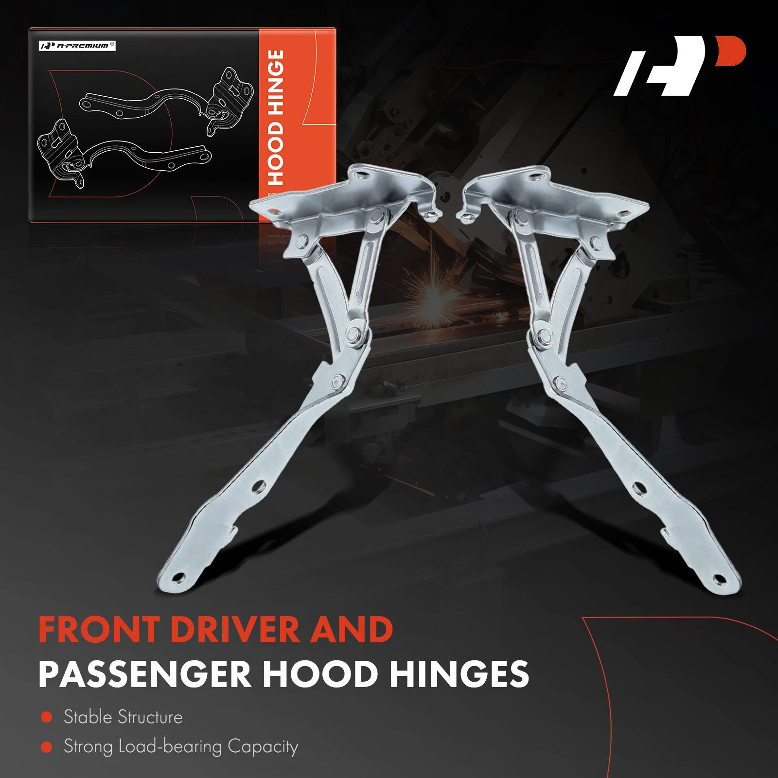 2Pcs Hood Hinge for Kia Soul (2014-2019)