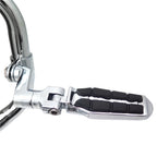 1.25" Highway Radical Tombstone Offset Mount Clamp Foot Peg for Harley Sportster