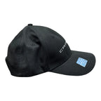 Licensed Camaro Hat Cap Black with Chrome Liquid Metal Logo for Chevrolet Camaro (1967–2025)