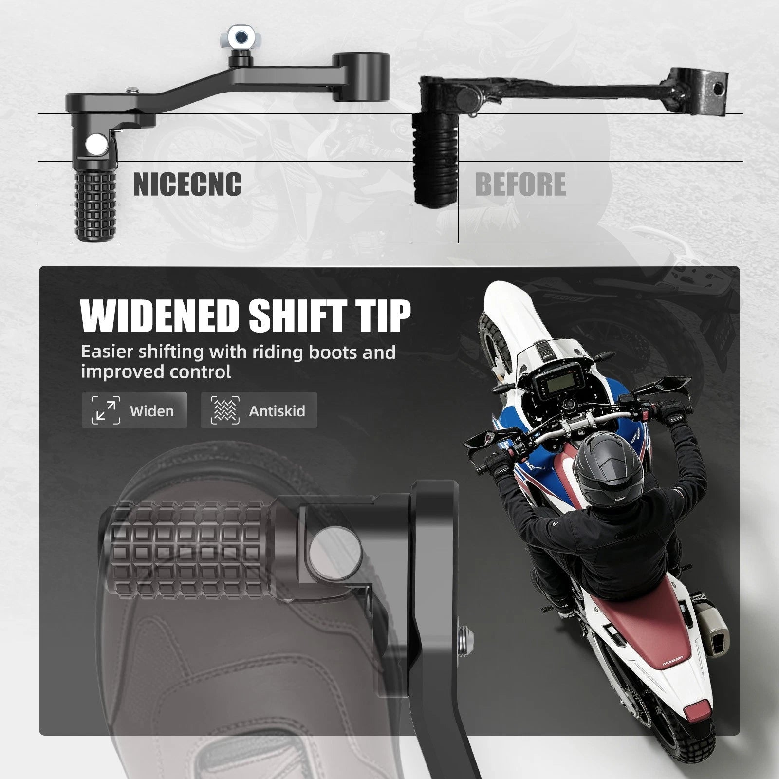 CNC Forged Gear Shift Lever for Honda CRF1100L Africa Twin (2020–2025)