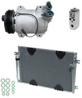 AC Compressor Kit w Condenser Replacement for Suzuki XL-7 (2004–2009)