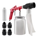 Aluminium Sandblaster Gun with 4 Nozzles for Automotive Use (330ml/s, 2.5 Bar)