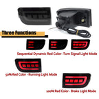 Set of 2 Smoked Lens Red LED Tail Brake Signal Lights for Toyota 4Runner