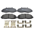 Set of 4 TRW Pro Front Slotted Semi-Metal Brake Pads for Ford F-150 (2004–2020)