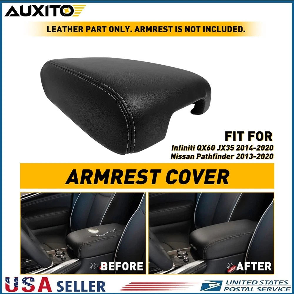 Leather Armrest Cover for Infiniti QX60 (2014–2020)