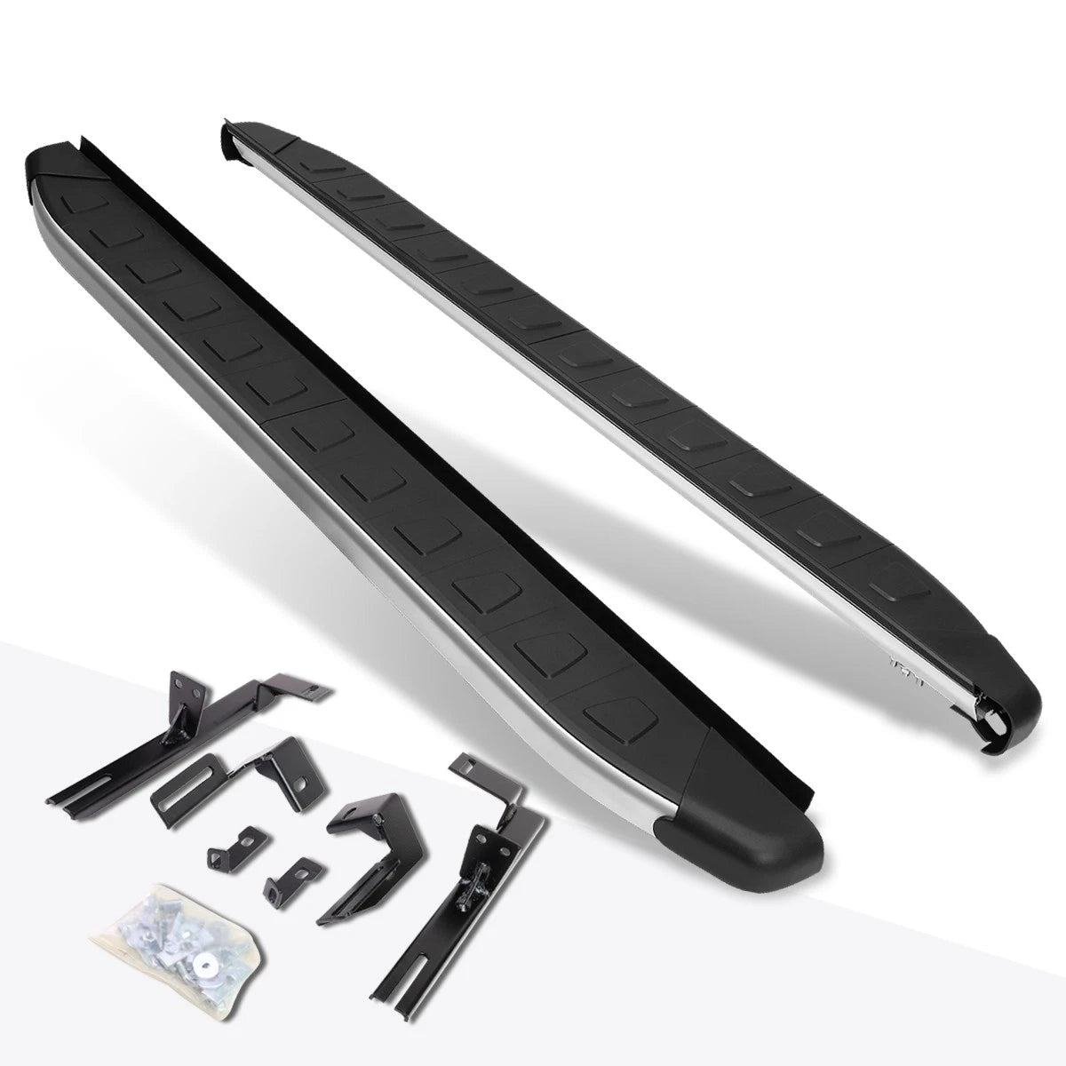 Set of 2 Side Step Nerf Bars for Toyota RAV4 (2006–2012) Matte Black