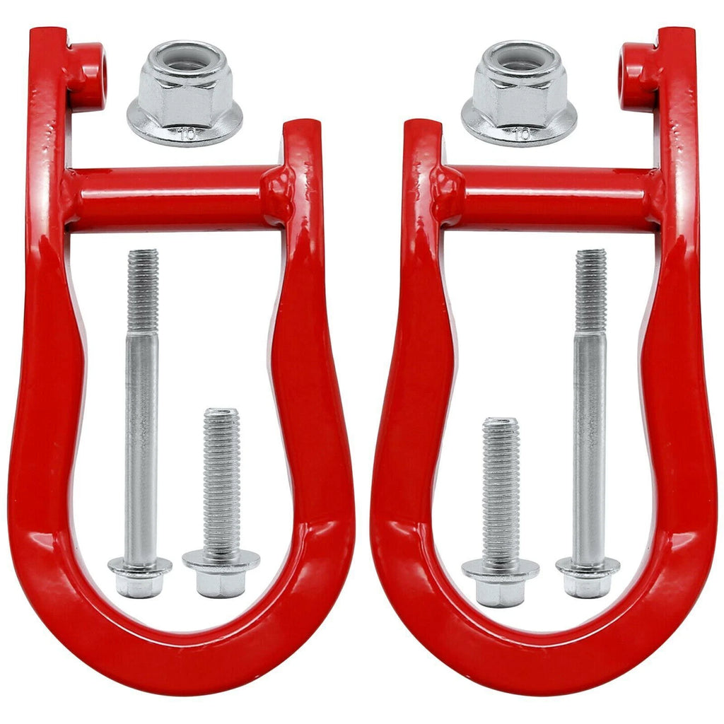 2Pcs Red Tow Hooks for Chevrolet GMC Silverado Sierra 1500 (2007–2019) 84192871