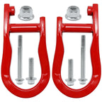 2Pcs Red Tow Hooks for Chevrolet GMC Silverado Sierra 1500 (2007–2019) 84192871