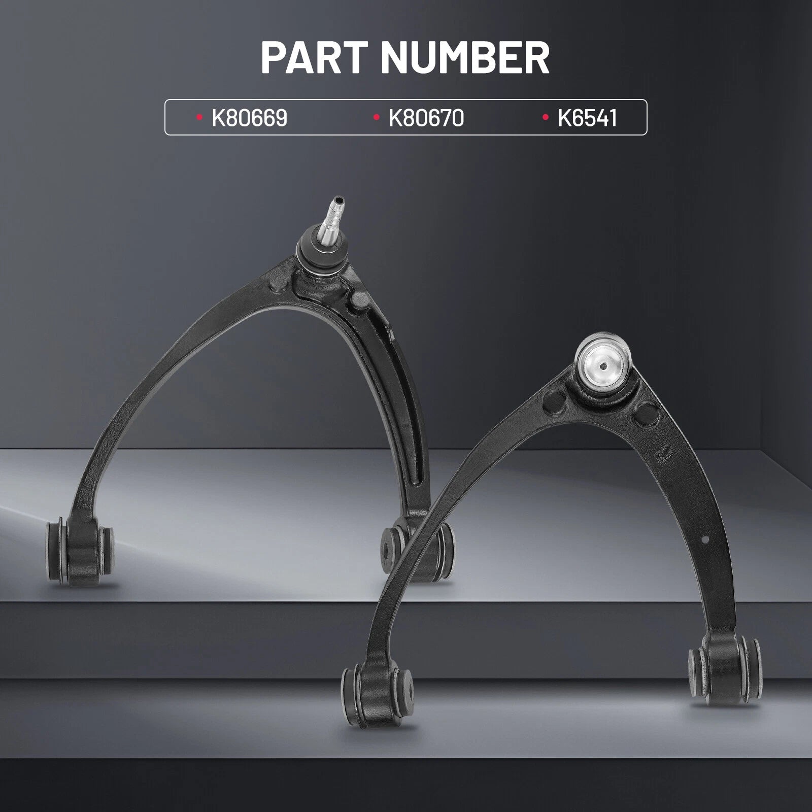 Front Upper Control Arms with Ball Joints for 2007-2014 Silverado Sierra 1500