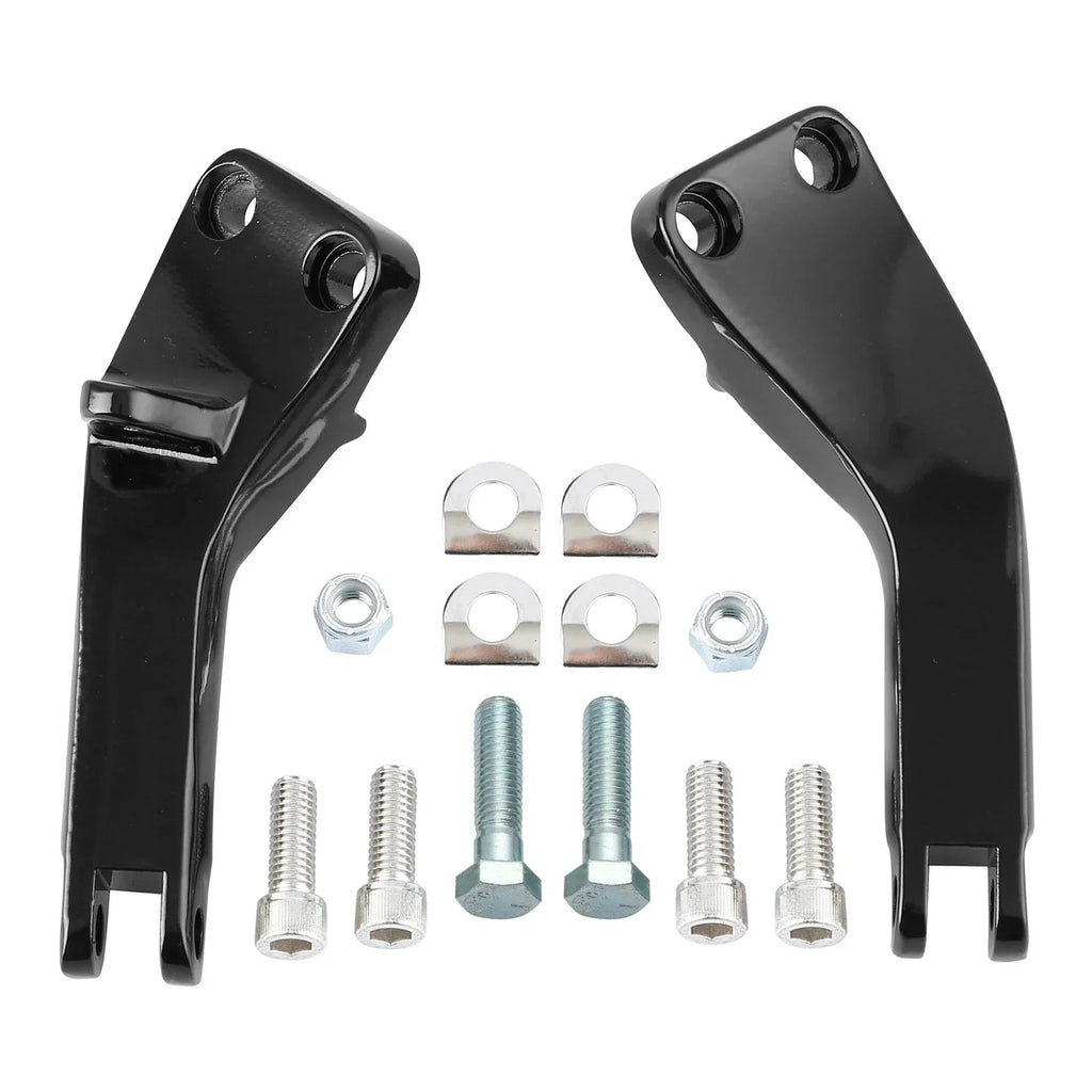 Passenger Foot Peg Mount Brackets for Harley Dyna FXDF FXDL FXDC FXDWG (2006-2017)