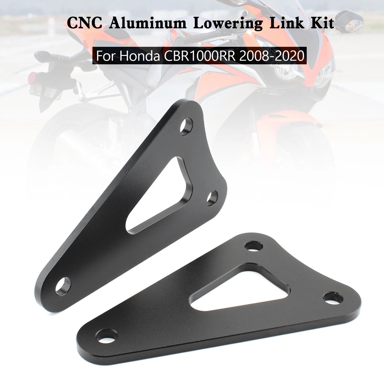 CNC Aluminum Lowering Link Kit 40mm for Honda CBR1000RR (2008–2020)