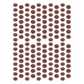 150 Pieces 2 Inch 80 Grit Red Torque Sanding Discs for Die Grinder