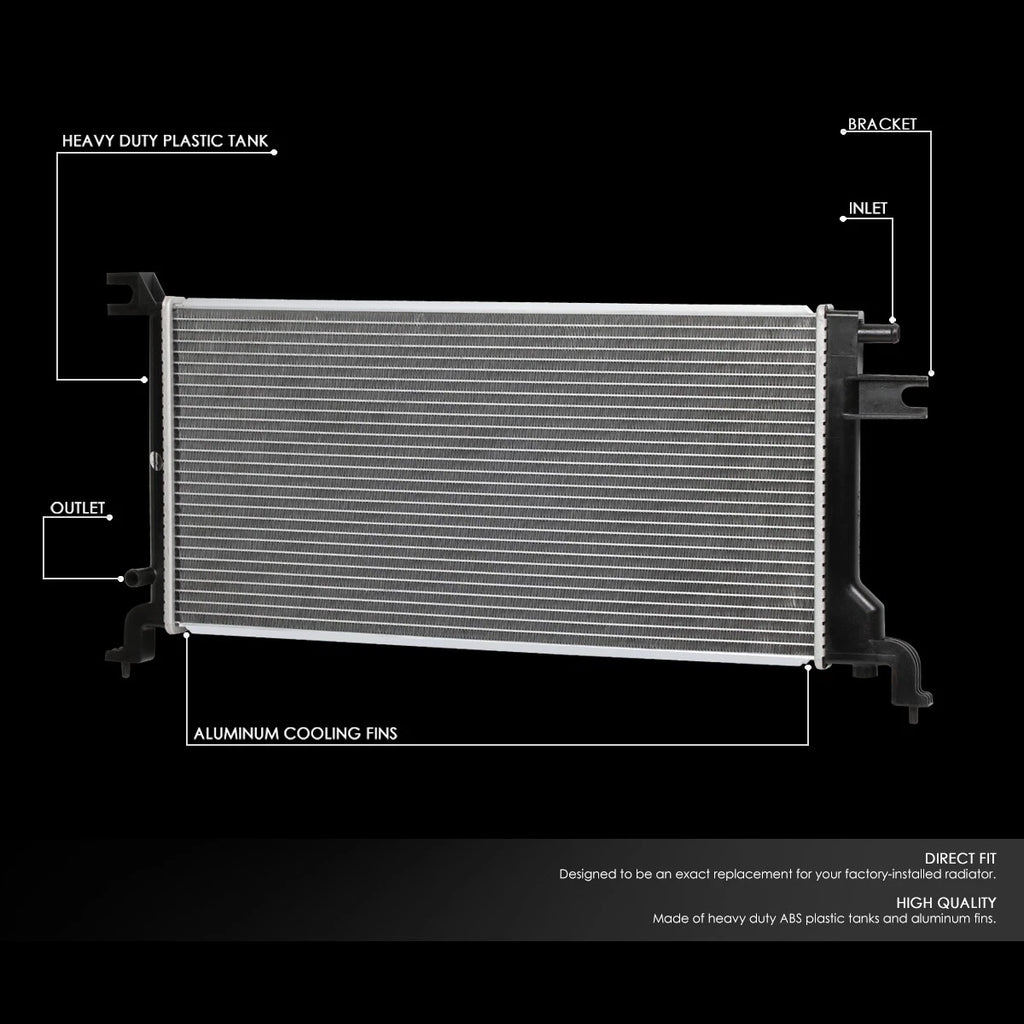 Aluminum Core Radiator for Nissan Altima 2.5L Hybrid (2007–2011) DPI 13304