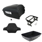 Matte Black King Trunk Backrest Mount Rack for Harley Electra Glide (1997–2008)