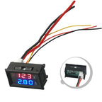 Dual LED Digital Voltmeter Ammeter for Universal Applications (48 x 29 x 21 mm)
