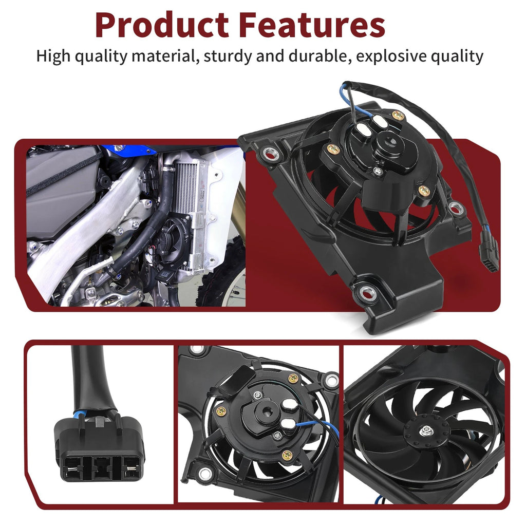 Radiator Fan Kit for Yamaha WR450F (2019–2023) B3J-E24E0-V0-00