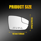 Dual Mirror Glass for Ford Escape, C-Max (2013–2018)