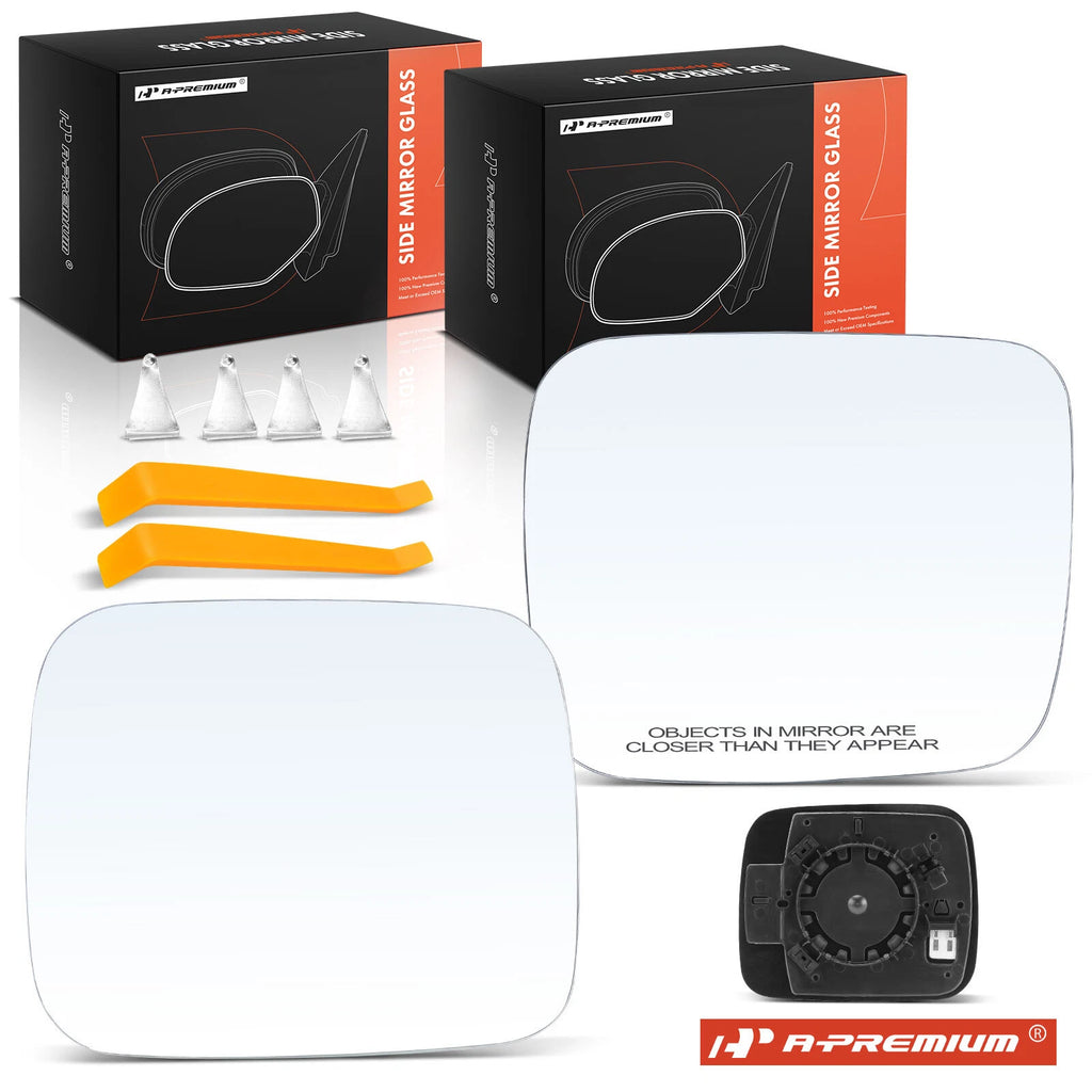 2X Heated Power Mirror Glass for Jeep Renegade (2015–2018)