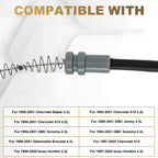 Hood Release Cable for Chevrolet Blazer S10 GMC Jimmy Sonoma (1994–2001) 912001