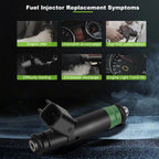 8Pcs Fuel Injectors for Dodge Durango (2004–2007) Jeep Commander (2006–2007) 4.7L