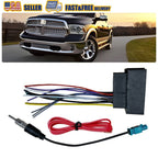 Car Stereo Radio Wire Harness Antenna Adapter for Dodge RAM 1500 2500 (2013–2019)