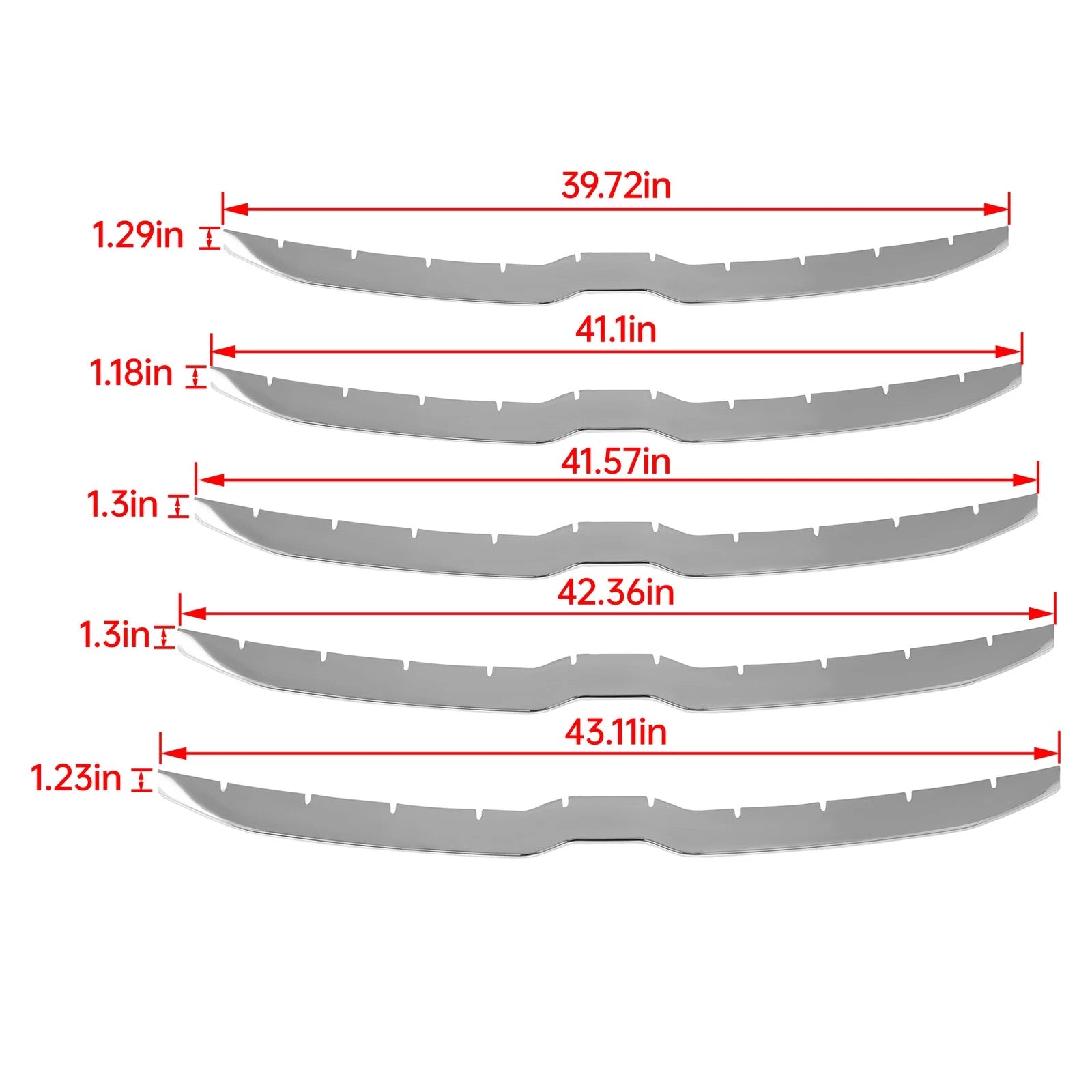 Chrome Grille Cover for Dodge RAM 1500 (2019–2022) Snap On Overlay