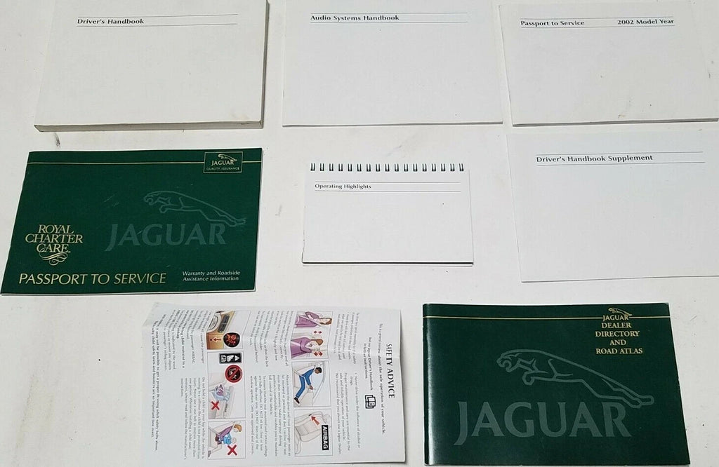 Owner Manuals Kit for Jaguar X-TYPE V6 2.5L 3.0L (2002)
