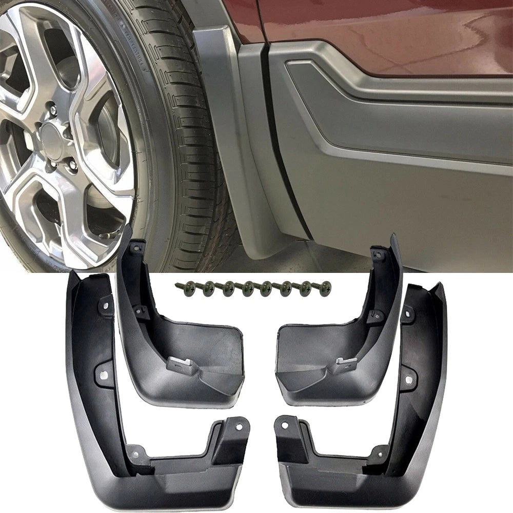 Set of 4 Front & Rear Splash Guard Mud Flaps for Honda CR-V (2017–2021)