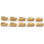 Set of 10 Hex Type Main Jets Kit for Mikuni VM/TM/TMX Carburetor (100-190)
