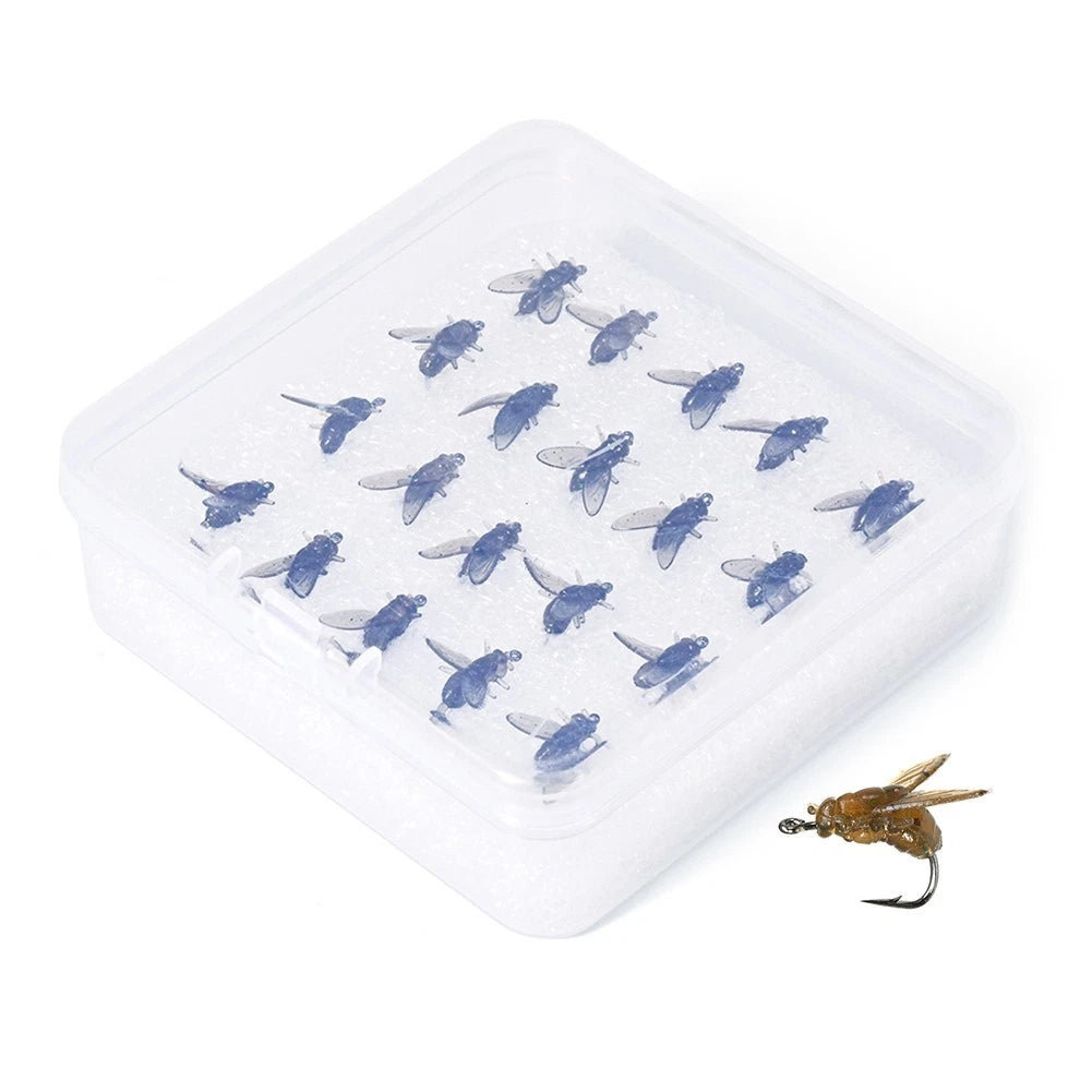 2010pcs High Carbon Steel Hooks for Trout and Salmon Fly Fishing