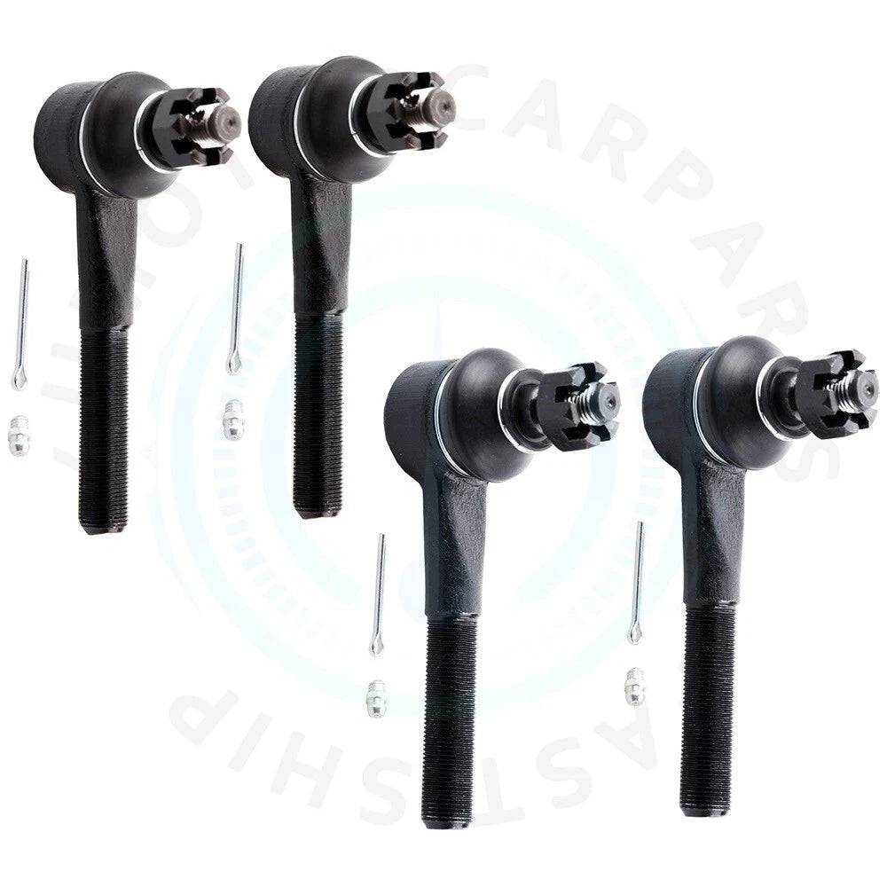 Set of 4 Tie Rod Ends for Dodge Ram Van 1500 2500 3500 (1999–2003)