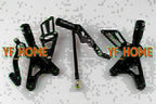 Rearsets Foot Pegs for Yamaha YZF R1 (2009-2013) Black