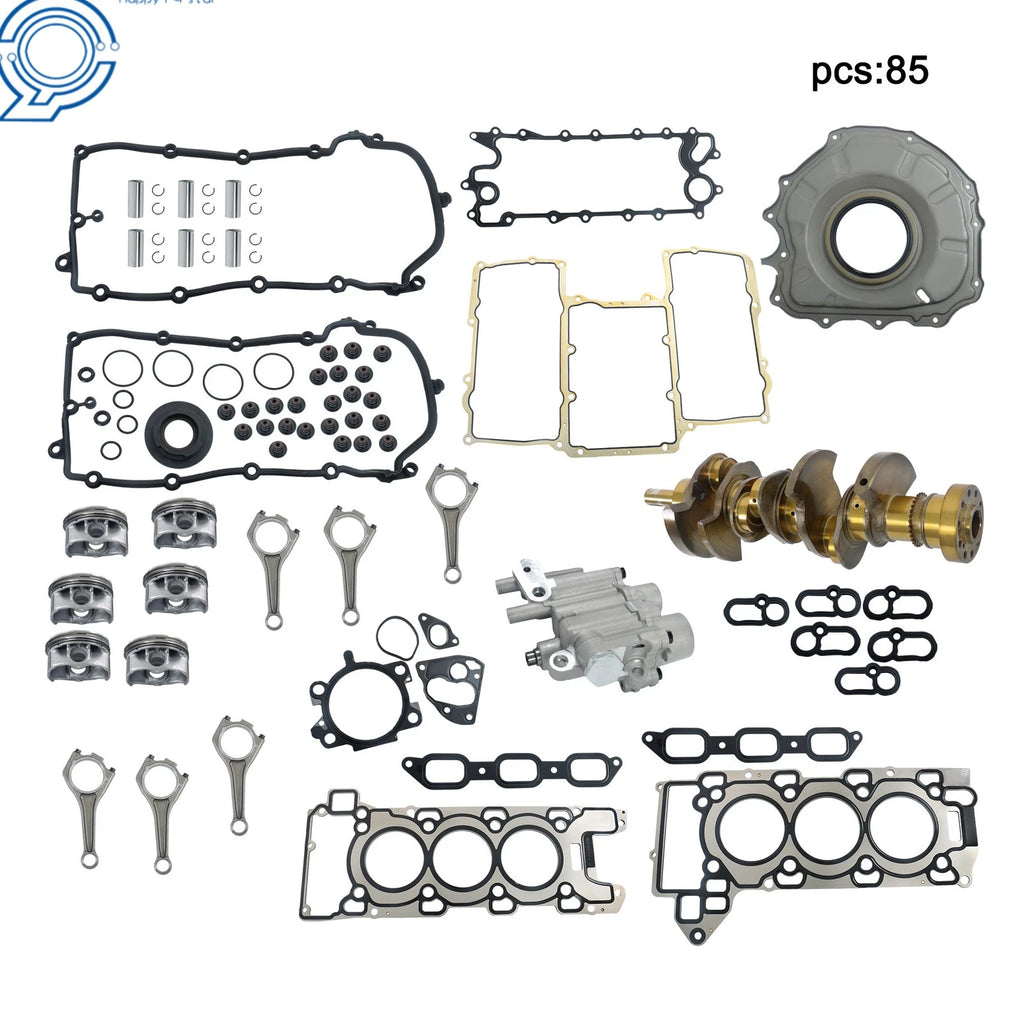 Engine Rebuild Overhaul Kit for Jaguar Land Rover AJ126 3.0L V6 (2010–2015)