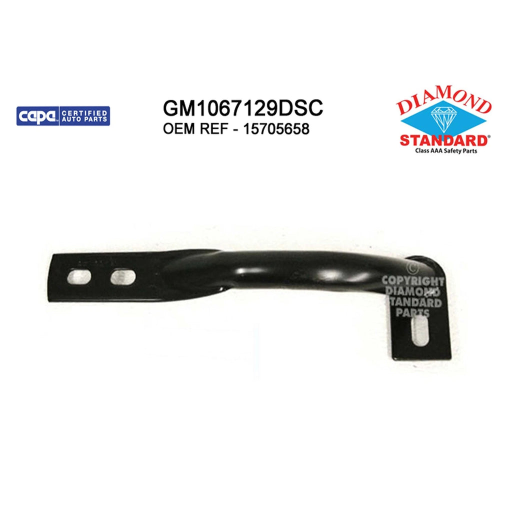 Replacement Steel Front Passenger Side Outer Bumper Face Bar Brace for Ford